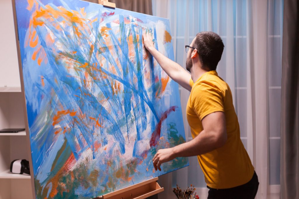Hand painting technique